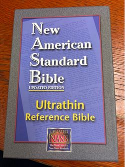 New American Standard Ultrathin Reference Bible