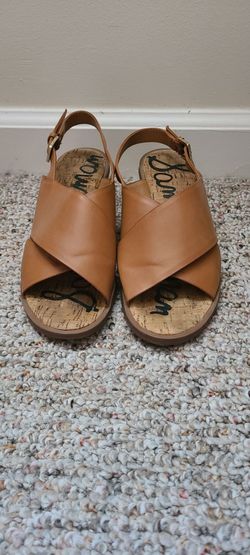 Sam Edelman Torin Sandals Size 7M Tan Slingback Sandals- Pre-Owned Excellent Condition