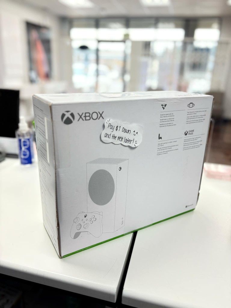 Microsoft Xbox Series S Gaming Console - $1 To Take it Home same Day and Pay the Rest later!