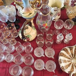 China vintage glass bakeware bowls kichen antique