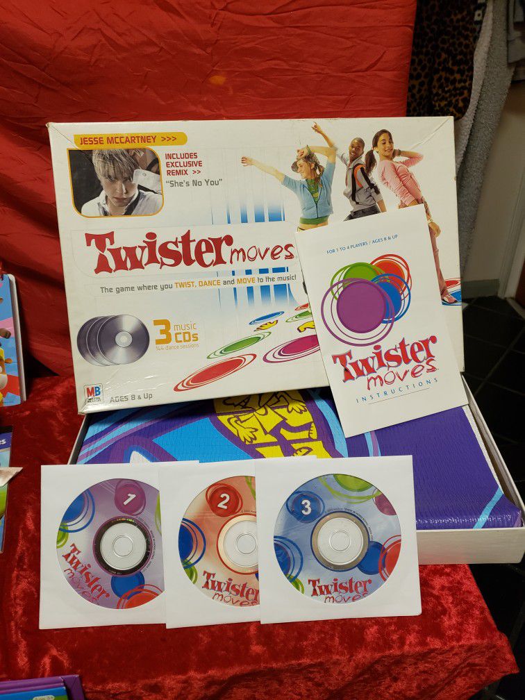 TWISTER-DANCE GAME FEATURING JESSE MCCARTNEY REMIX-CONTENTS LIKE NEW