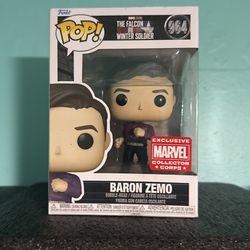 Marvel Funko Pop Baron Zemo 