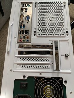 White Desktop PC Tower Computer