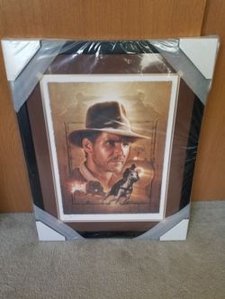 Acme Archives Indiana Jones Art Print By Jerry Vanderstelt Framed New