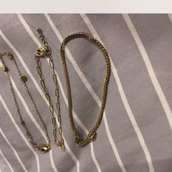 Gold Anklets