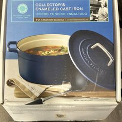 Enameled cast iron casserole by Martha Stewart