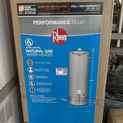Rheem 50 Gal. Natural Gas Water Heater 