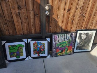 Marvel, Captain America,  Hulk And James Deam Posters. 