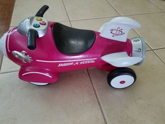 Pink girls radio flyer talking Rocket scooter