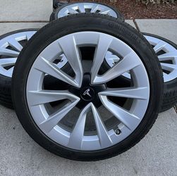 19” Tesla Model 3 Sport Stilleto Wheels Rims Tires Stock Original OEM