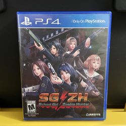 School Girl Zombie Hunter for Sony PlayStation 4 PS4 video game console system SGZH