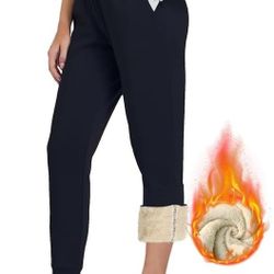 Tall & Skinny Women Warm Sweatpants Thermal Athletic Lounge