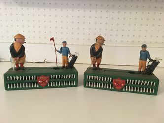 Vintage Birdie/Putt cast iron bank