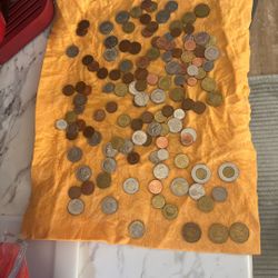 Old vintage coins