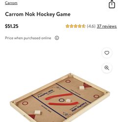 Carrom Nok Hockey Game