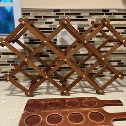 Wine Rack With Flight holders