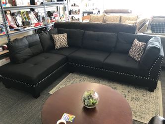 Black sectional
