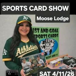 Sports Card Show Saturday MOOSE LODGE IN CASTRO VALLEY