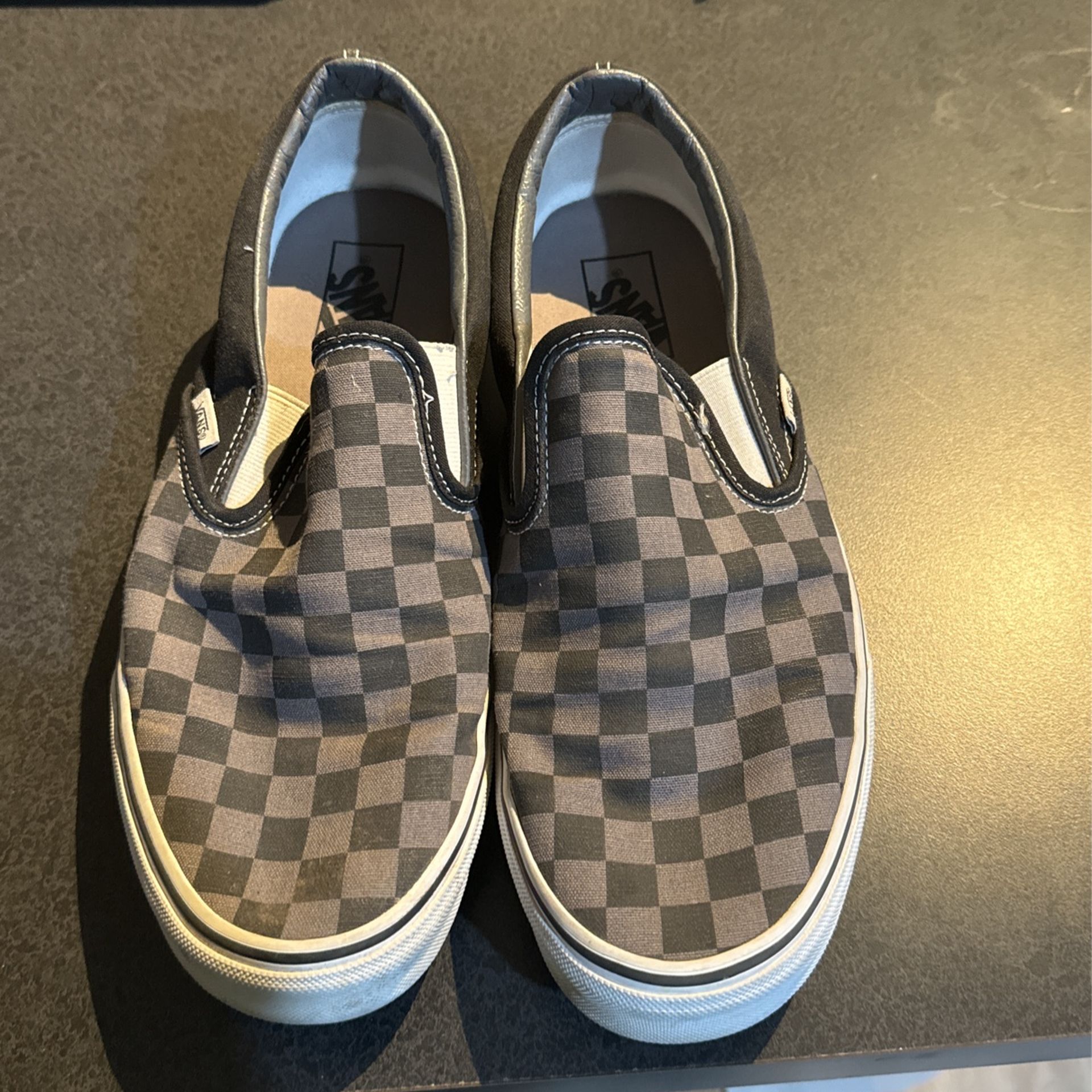 Checkered Vans