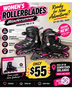 Brand new rollerblades size 7