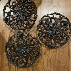 Cast Iron Plant Caddies (3 for $50)