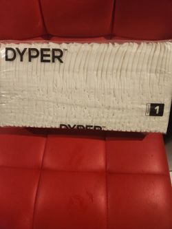 Size 1 Organic DYPER Brand Diapers.