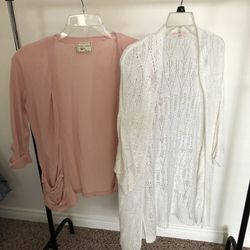 Two Size Small Cardigan Sweaters For $5