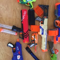 Tons Of Nerf Guns Must Take All