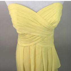 David’s Bridal Dress yellow Size 8