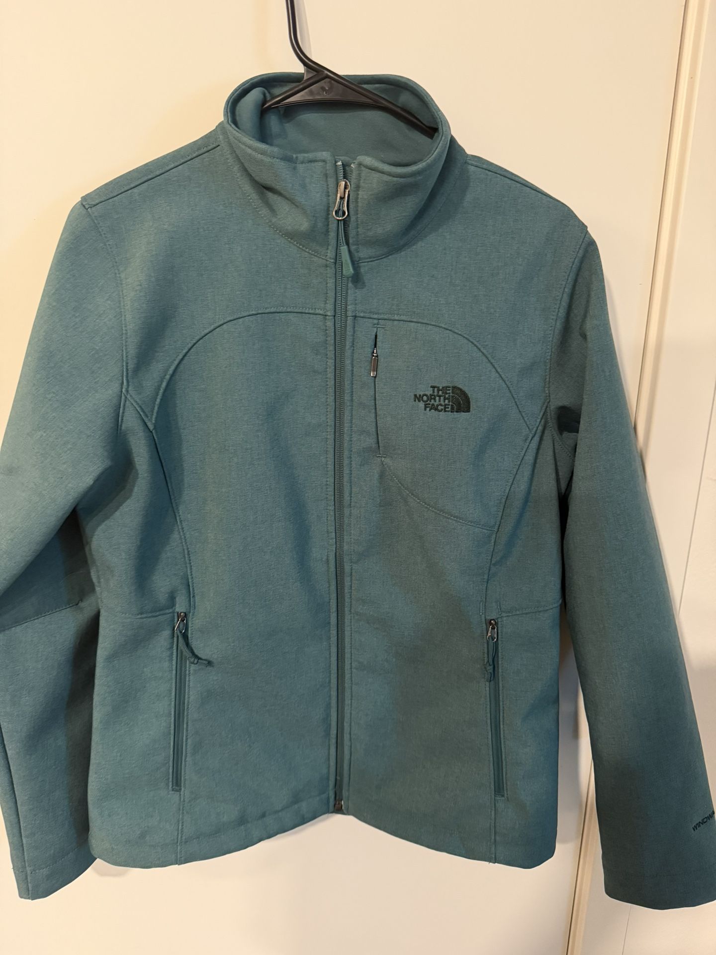Green North Face Jacket Size Medium