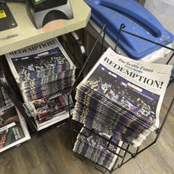 Seattle Times Superbowl Newspaper 