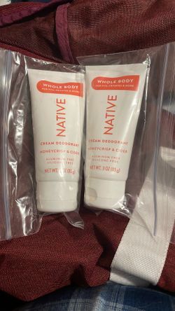 Native Whole Body Cream Deodorant Silicone And Aluminum Free For Pits Private Under Boob And More !