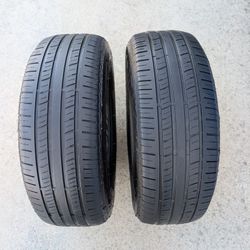 195/65/15 PAIR OF TIRES USED 