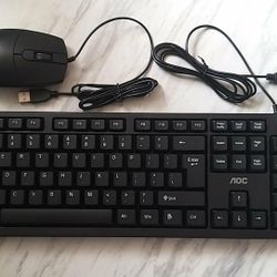 Wired Keyboard and Mouse Set