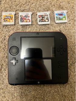 Nintendo 2DS Red and Black