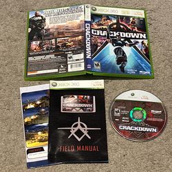 Crackdown Xbox 360 Complete CIB w/ Manual Map