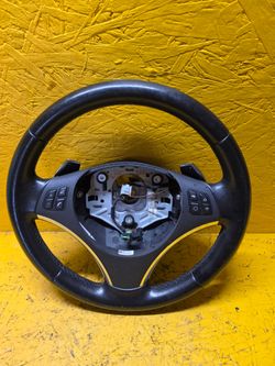 2009-2013 BMW E90 E92 E93 328 335 Steering Wheel M SPORT Leather w Shifters