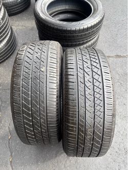 Tengo un par de llantas en muy buenas condiciones, marca BRIDGESTONE 225/50FR18 instaladas y balanceadas por el mismo precio $140