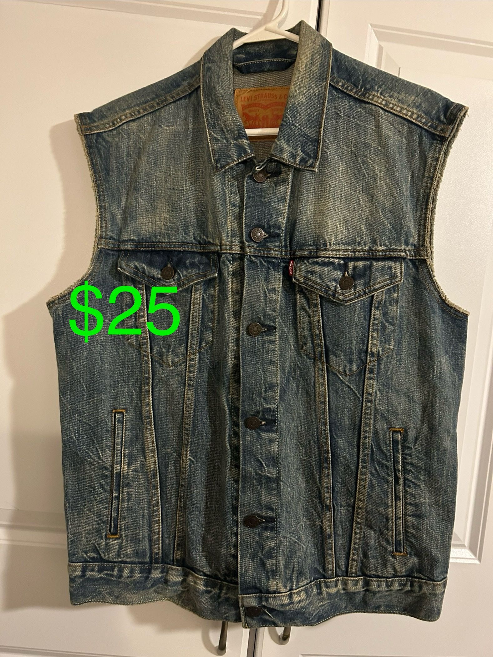 Denim Vest  For Men’s $25 LEVIS