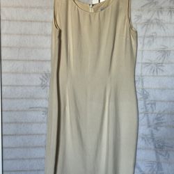 PRISMA 100% Silk Ivory Dress – Italian Boutique – Elegant Classic Cut