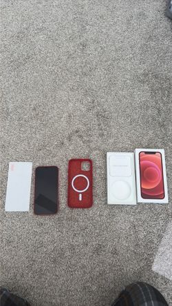 iPhone 12 with case and screen protector