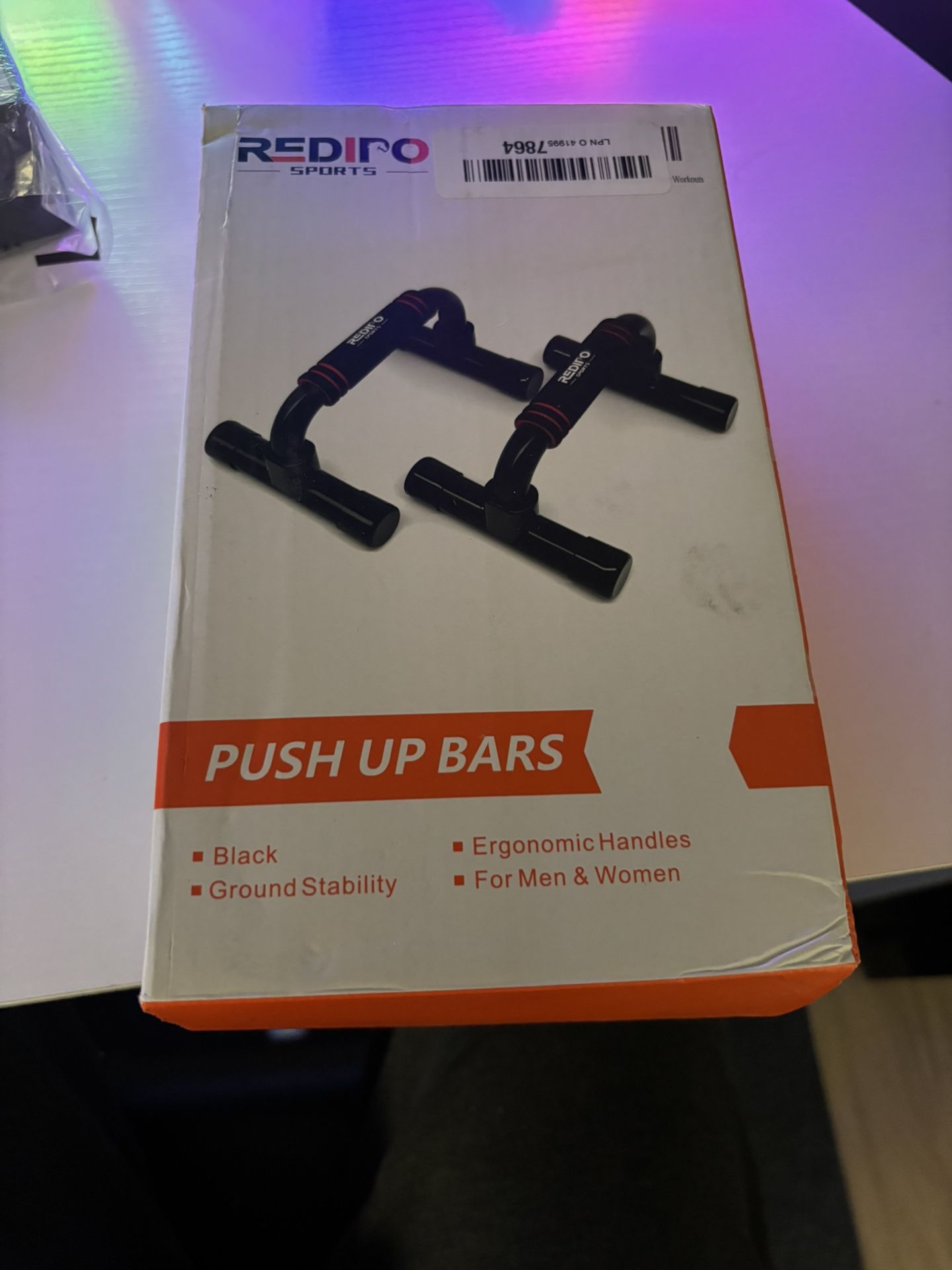 Push Up Bars Strength Training - Workout Stands With Ergonomic Push-up Bracket Board with Anti-Slip Sturdy Structure Portable for Home Fitness Trainin