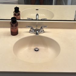 Bathroom vanity countertop only 57.5w x 22d