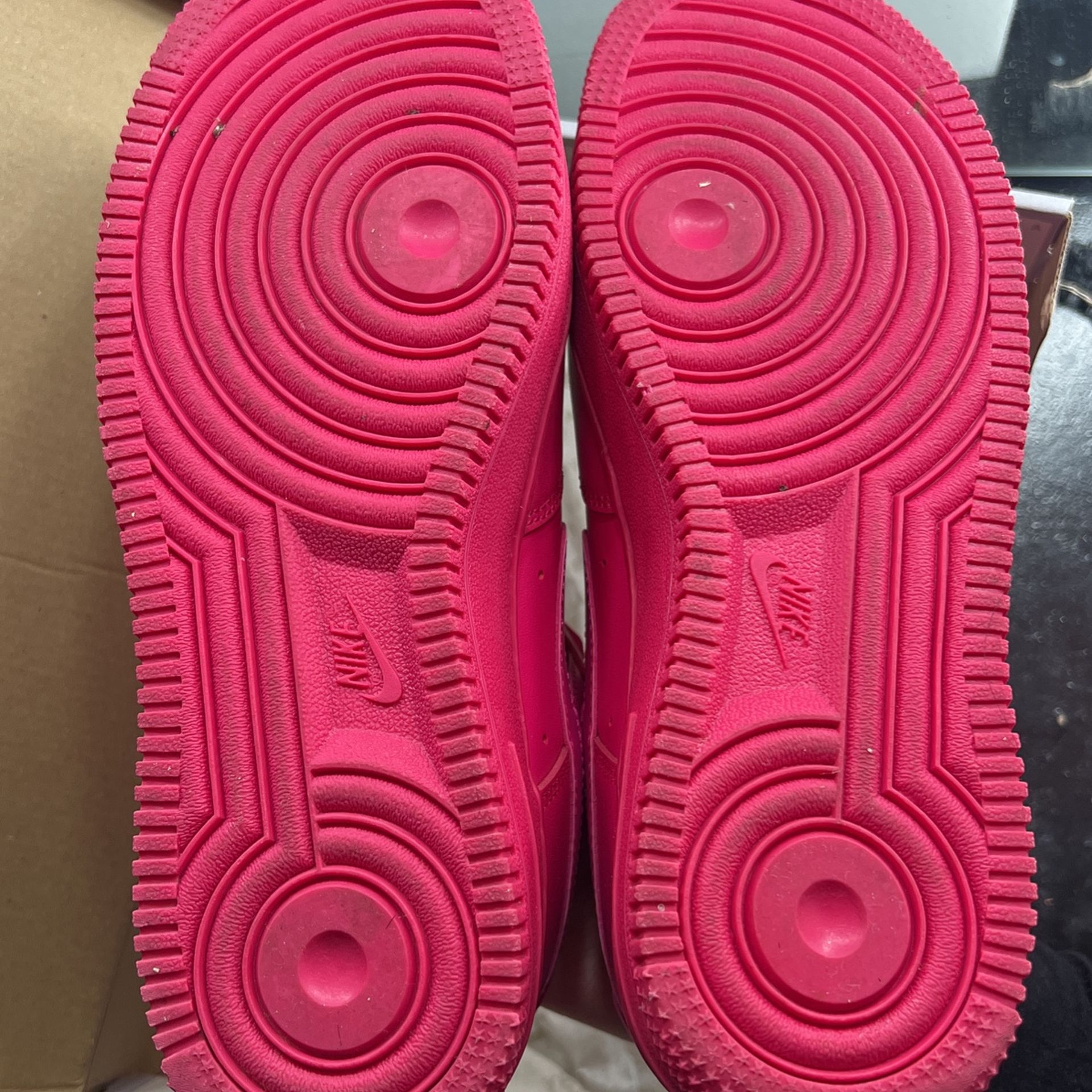 Pink/Fireberry Air Force 1 Low Womens 6.5