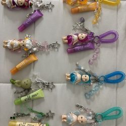 SONNY ANGEL KEYCHAINS WITH LIP GLOSS 😍