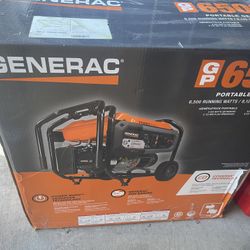 Generac GP Series 6500 W Gas Portable Generator It's new, closed box