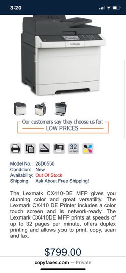 Lexmark CX410-DE