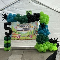 Minecraft Balloon Set Up