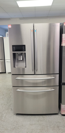 Samsung 4‑Door French Door Fridge – Stainless, Ice/Water on Door