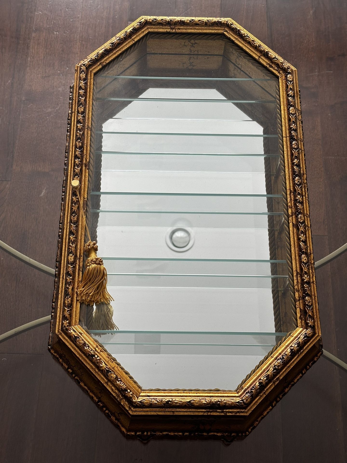 Mirrored vanity chest